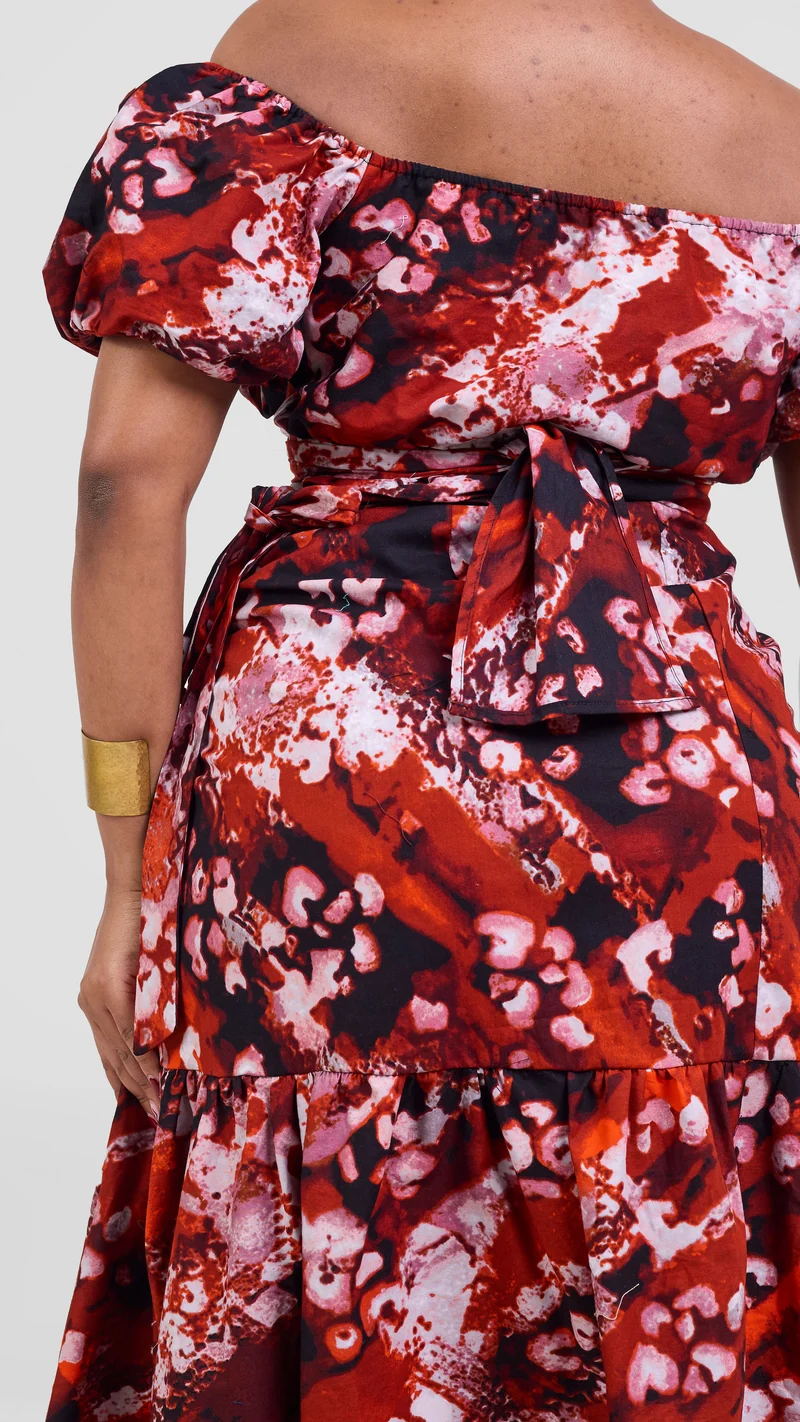 Safari Tafari Wrap Skirt - Wami Print