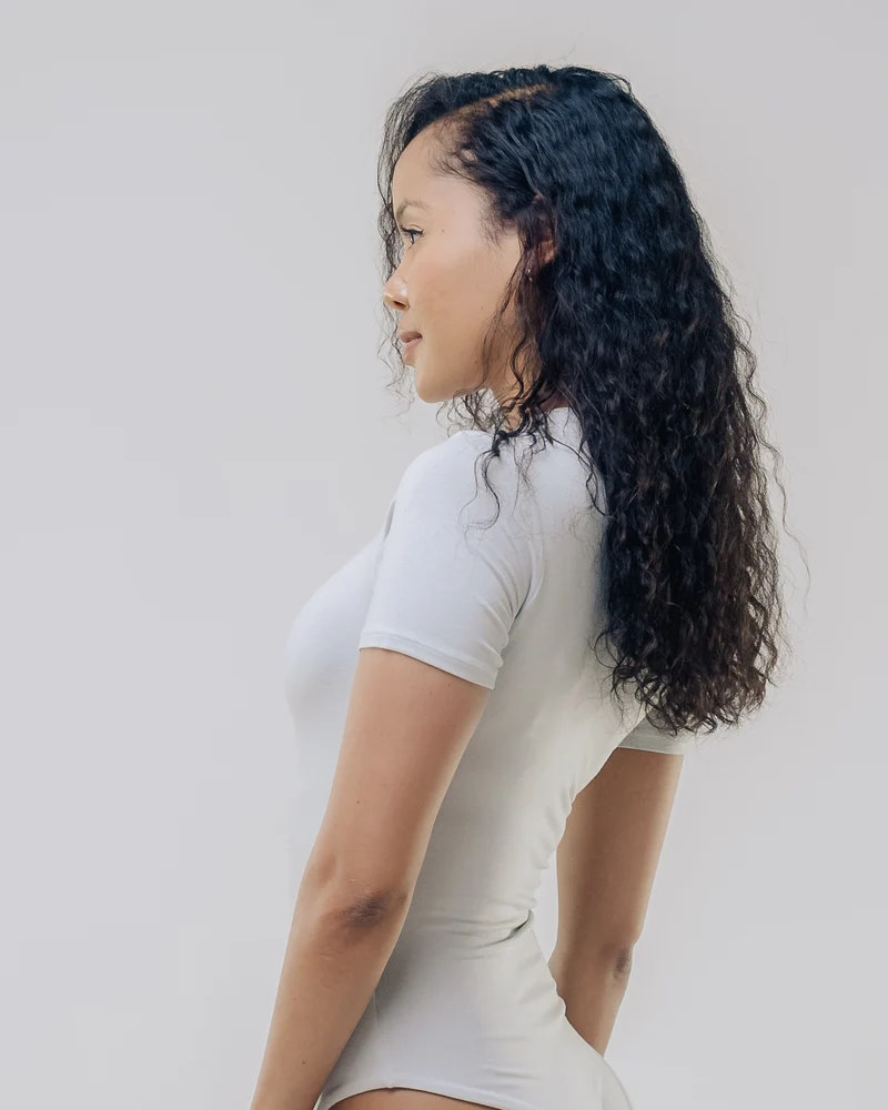 Vivo X This Is Essential Short Sleeve Bodysuit - Grey