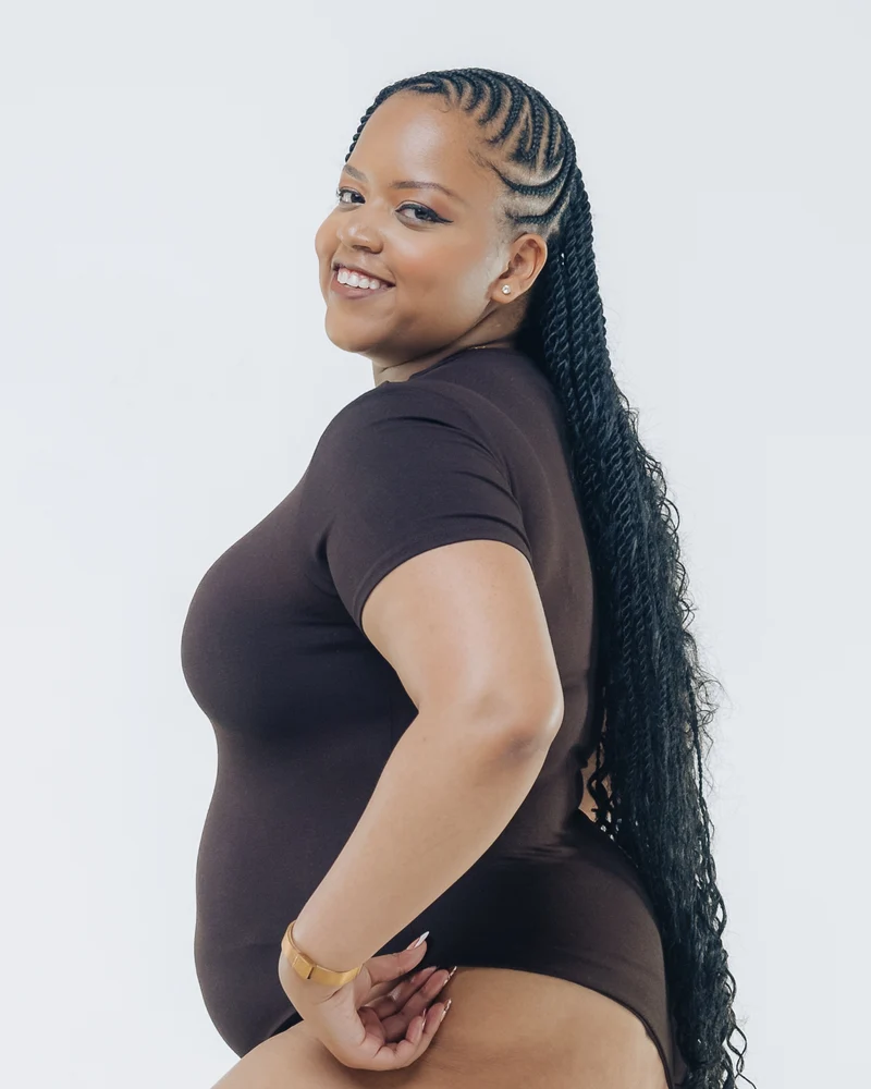 Vivo X This Is Essential Short Sleeve Bodysuit - Chocolate