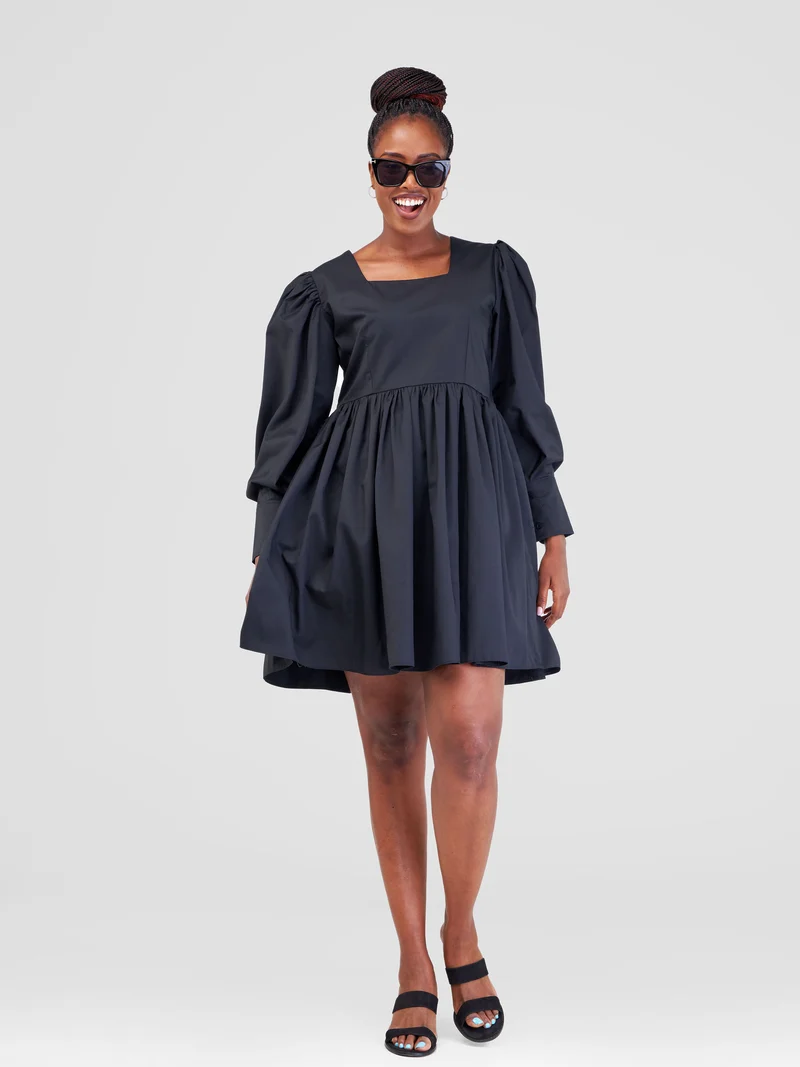 Izulu Doldol Dress - Black