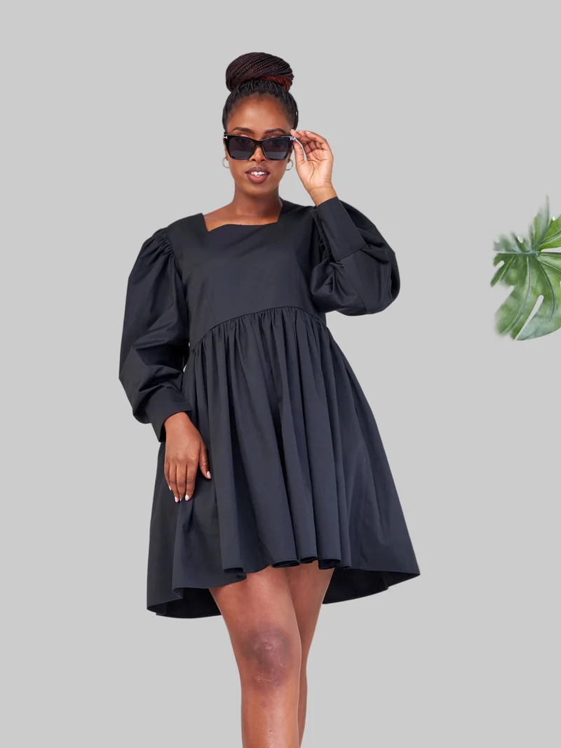 Izulu Doldol Dress - Black