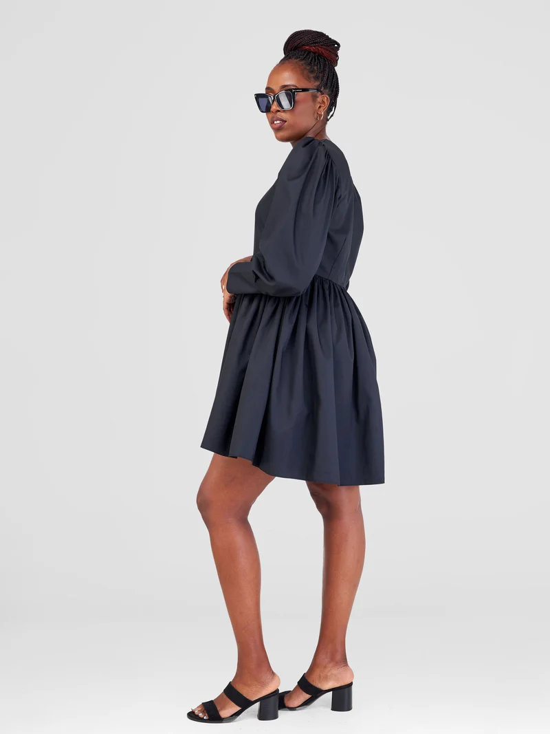 Izulu Doldol Dress - Black