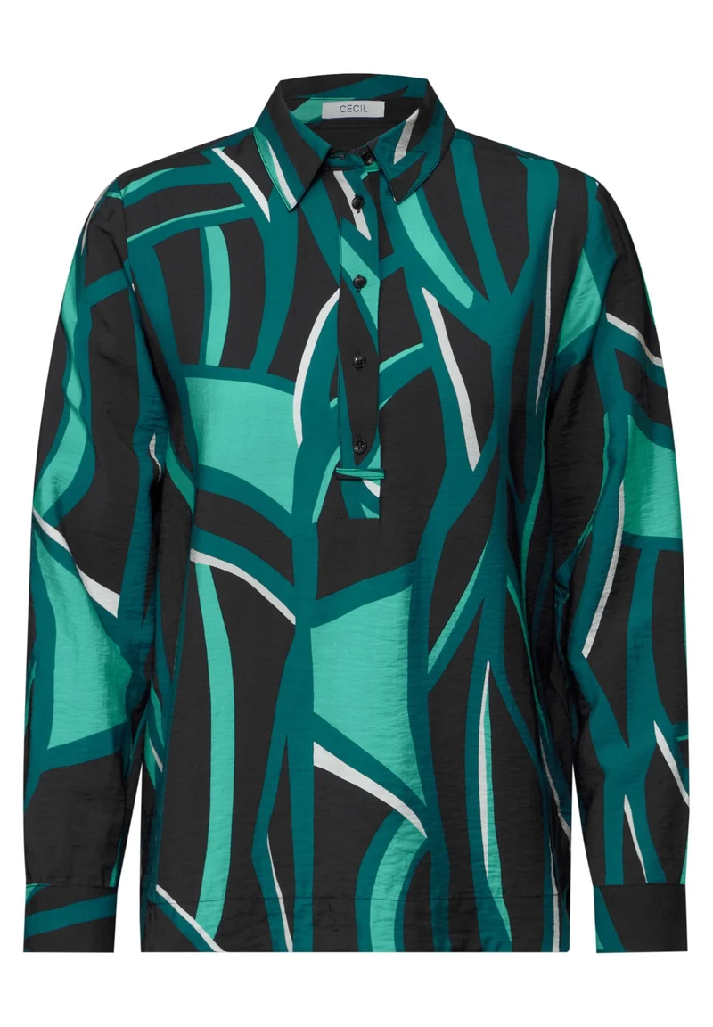 Cecil TOS Multicolor Print Blouse - 2_B345248_30001