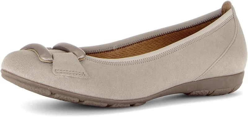 Gabor Damen Klassische Ballerina Beige