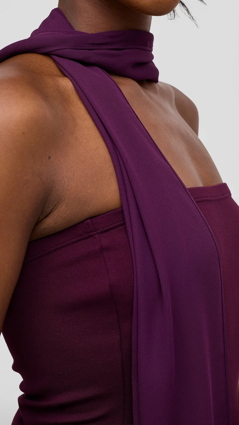 Vivo Studio 2-piece in Mixed Media - Burgundy
