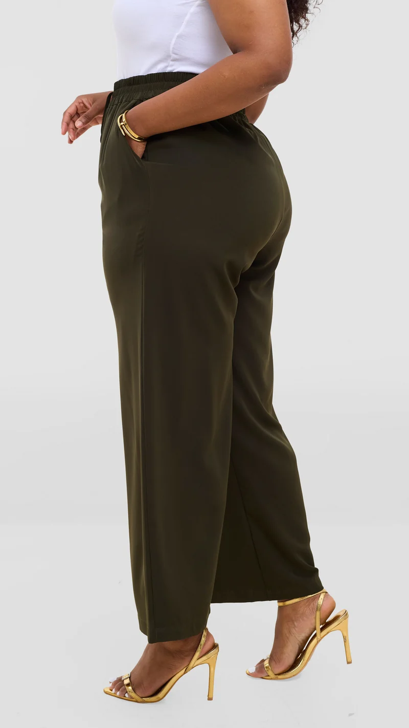 Vivo Wastani Drawstring Pants - Dark Olive