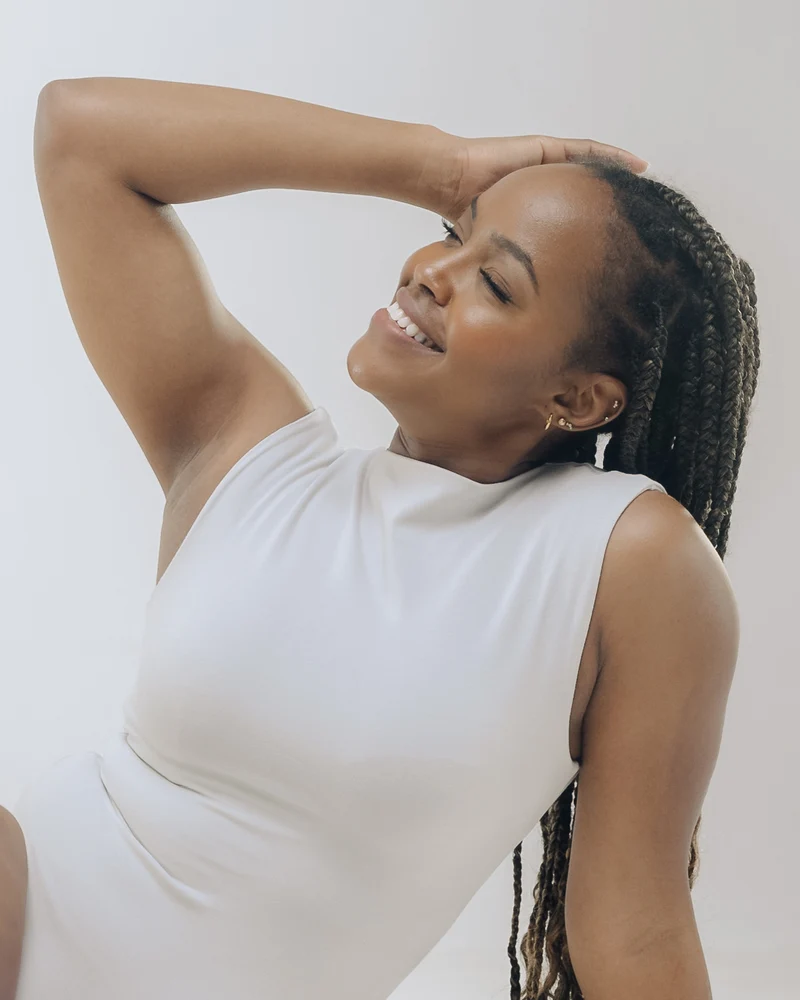 Vivo X This Is Essential Sleeveless High Neck Bodysuit - Grey