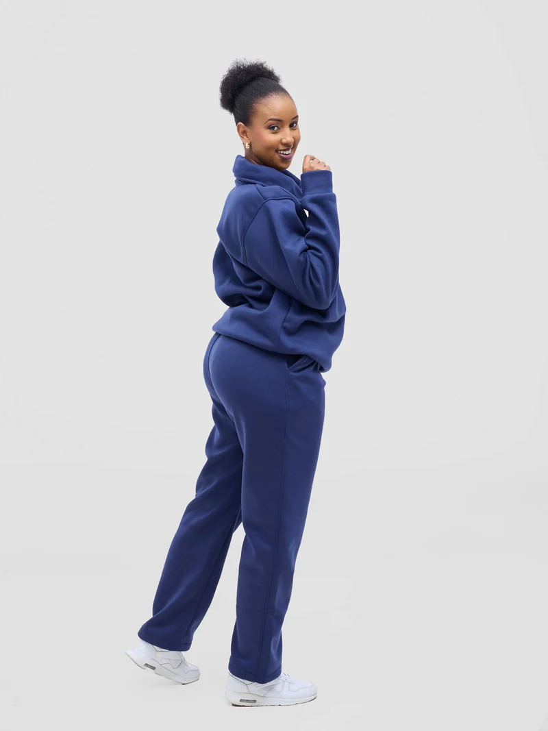 Dynique Clothing Pant Set - Navy Blue