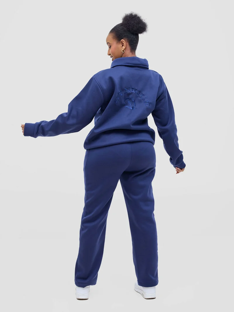 Dynique Clothing Pant Set - Navy Blue