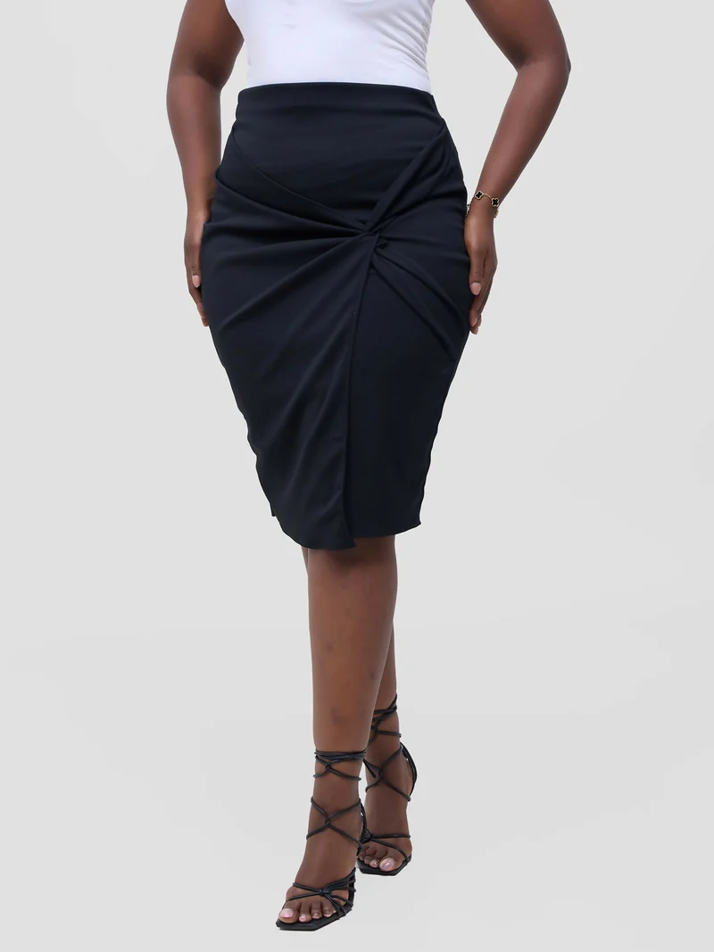 Silk House Enzi Skirt - Black