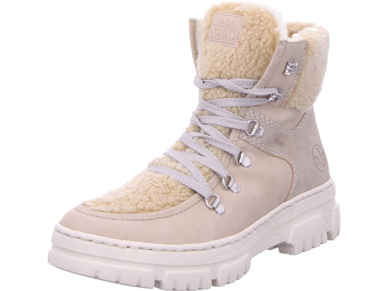 Stiefelette beige