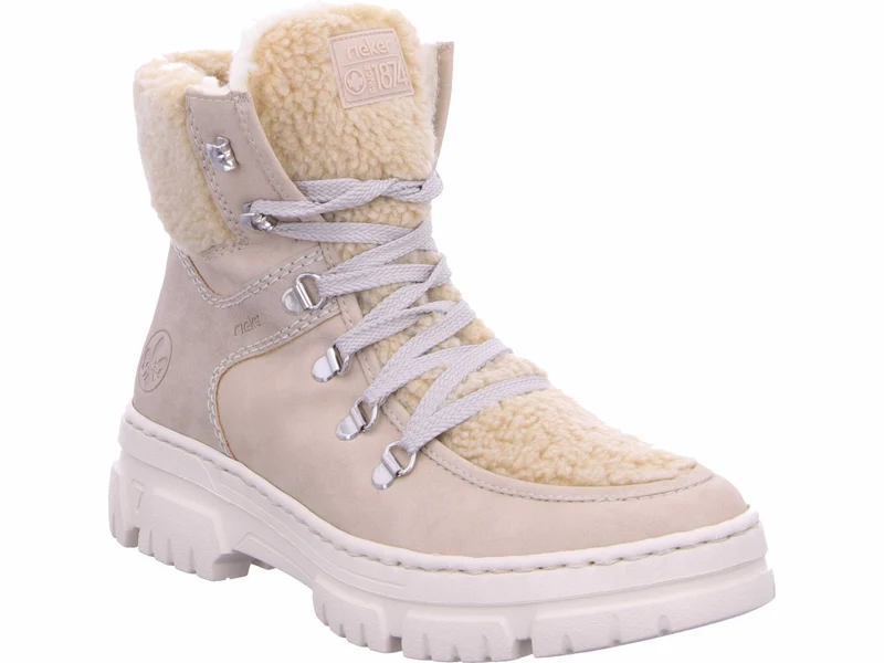 Stiefelette beige