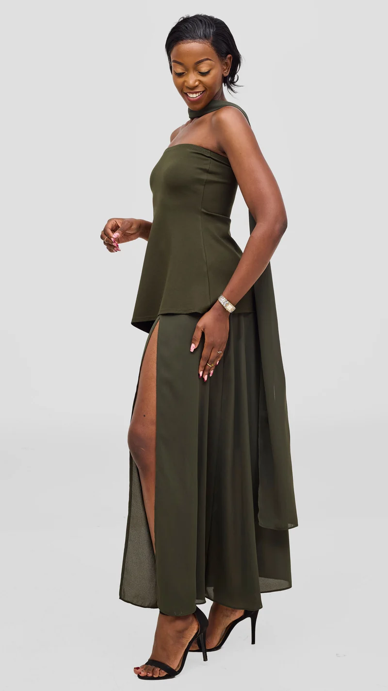 Vivo Studio 2-piece in Mixed Media- Hunters Green