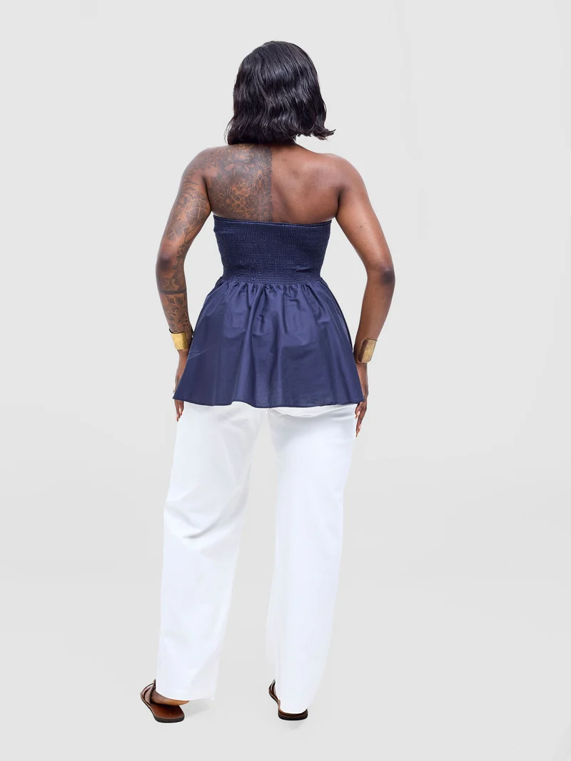 Safari by Vivo Tiwa Wide Leg Pants in Linen - White