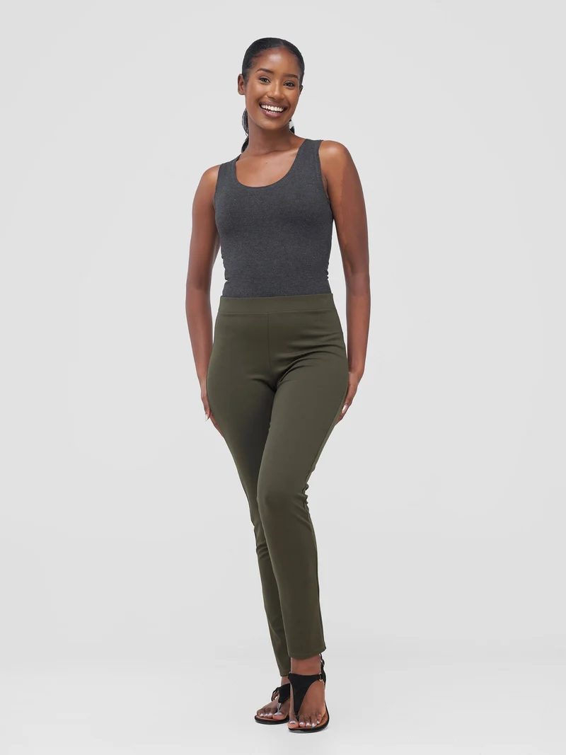 Vivo Basic Sleeveless Bodysuit - Grey