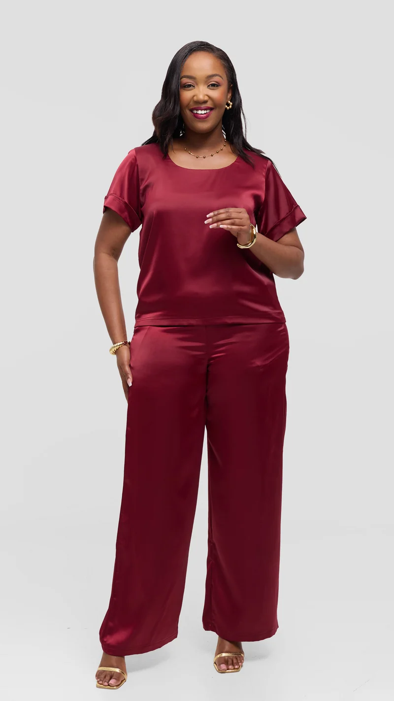 Hawi Sartorial Victoria 2 Piece Set - Maroon