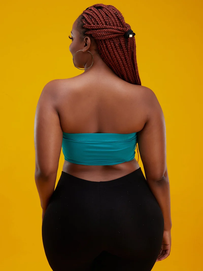 Zoya Basic Jersey Bandeau - Sea Green