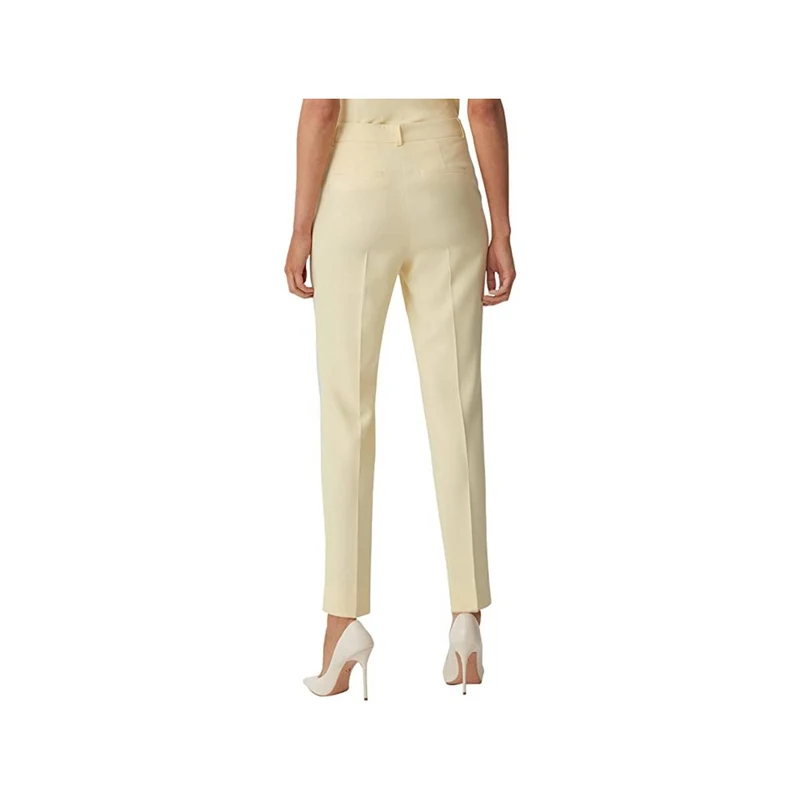 SLIM MIT ANKLE LEG - Chino - helles zitrone