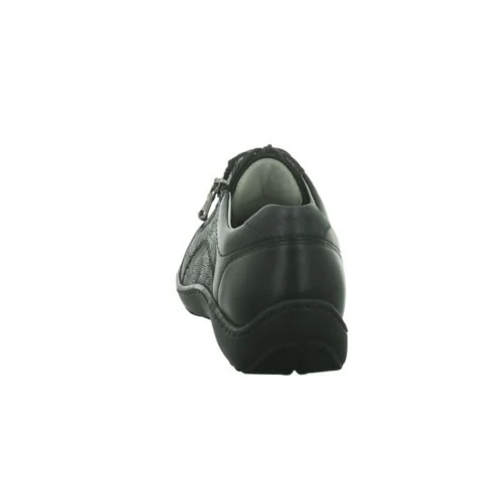 Waldläufer Halbschuh,schwarz schwarz