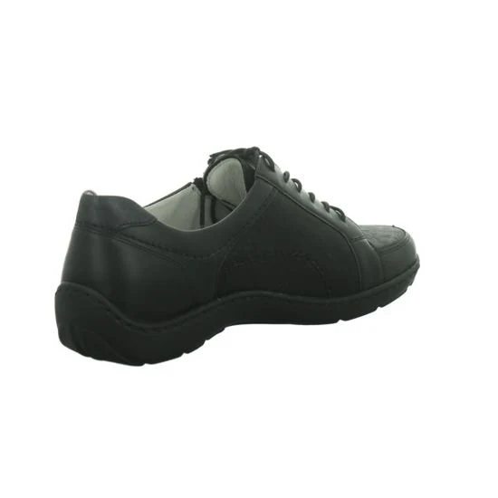 Waldläufer Halbschuh,schwarz schwarz