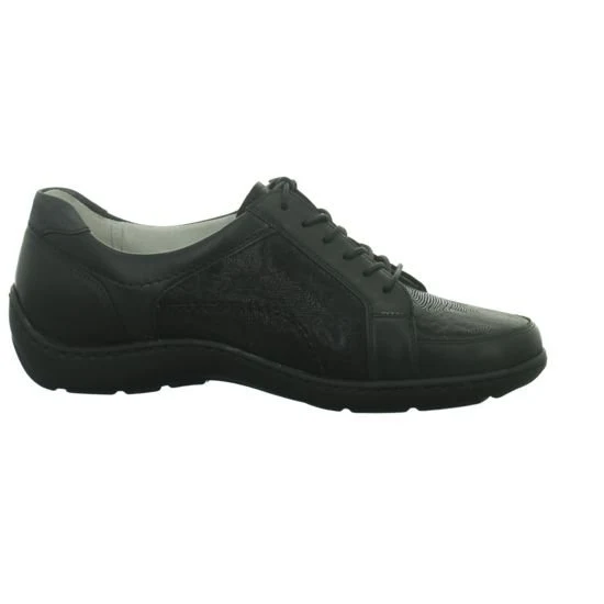 Waldläufer Halbschuh,schwarz schwarz