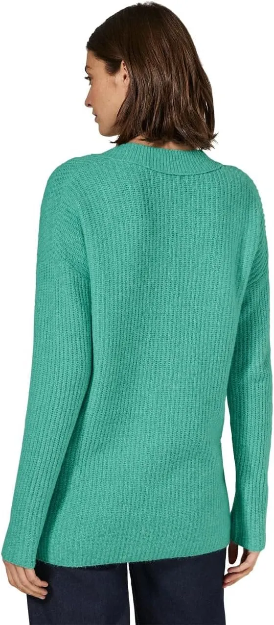 CECIL Cosy long V-Neck - 71621_B303029_16256