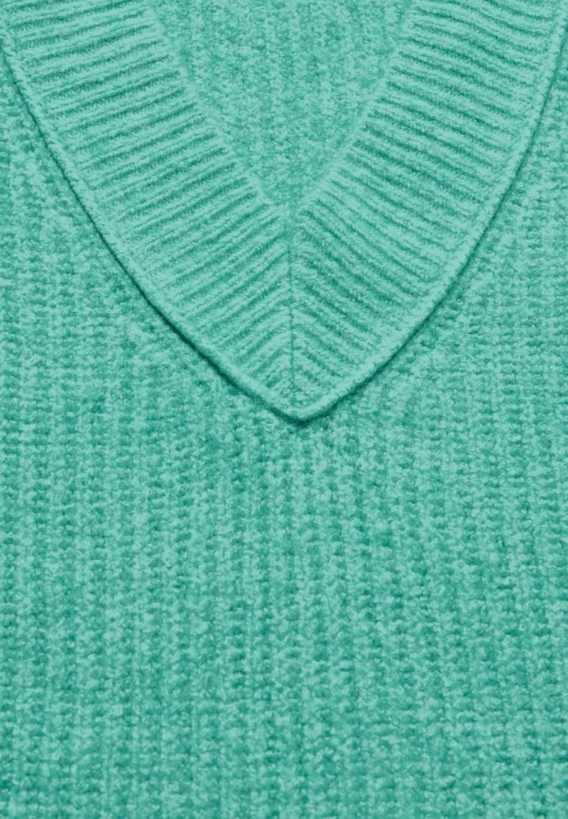 CECIL Cosy long V-Neck - 71621_B303029_16256