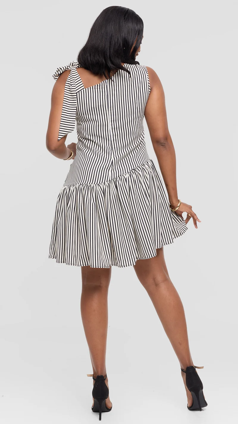 Salok Havilah Pusa Dress - Stripes