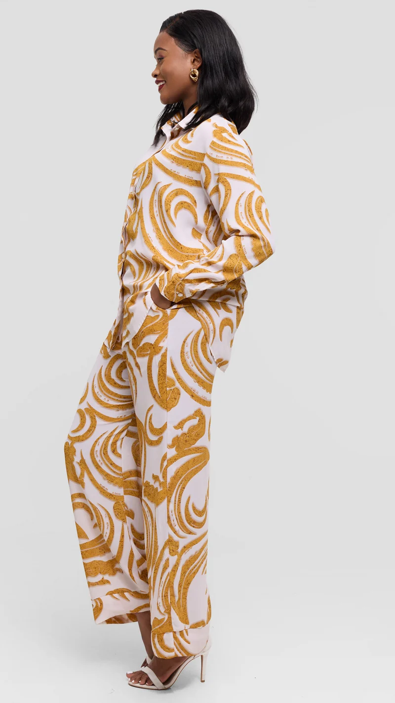Salok Havilah Matching Set - White Print