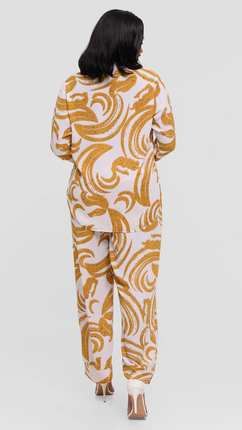 Salok Havilah Matching Set - White Print