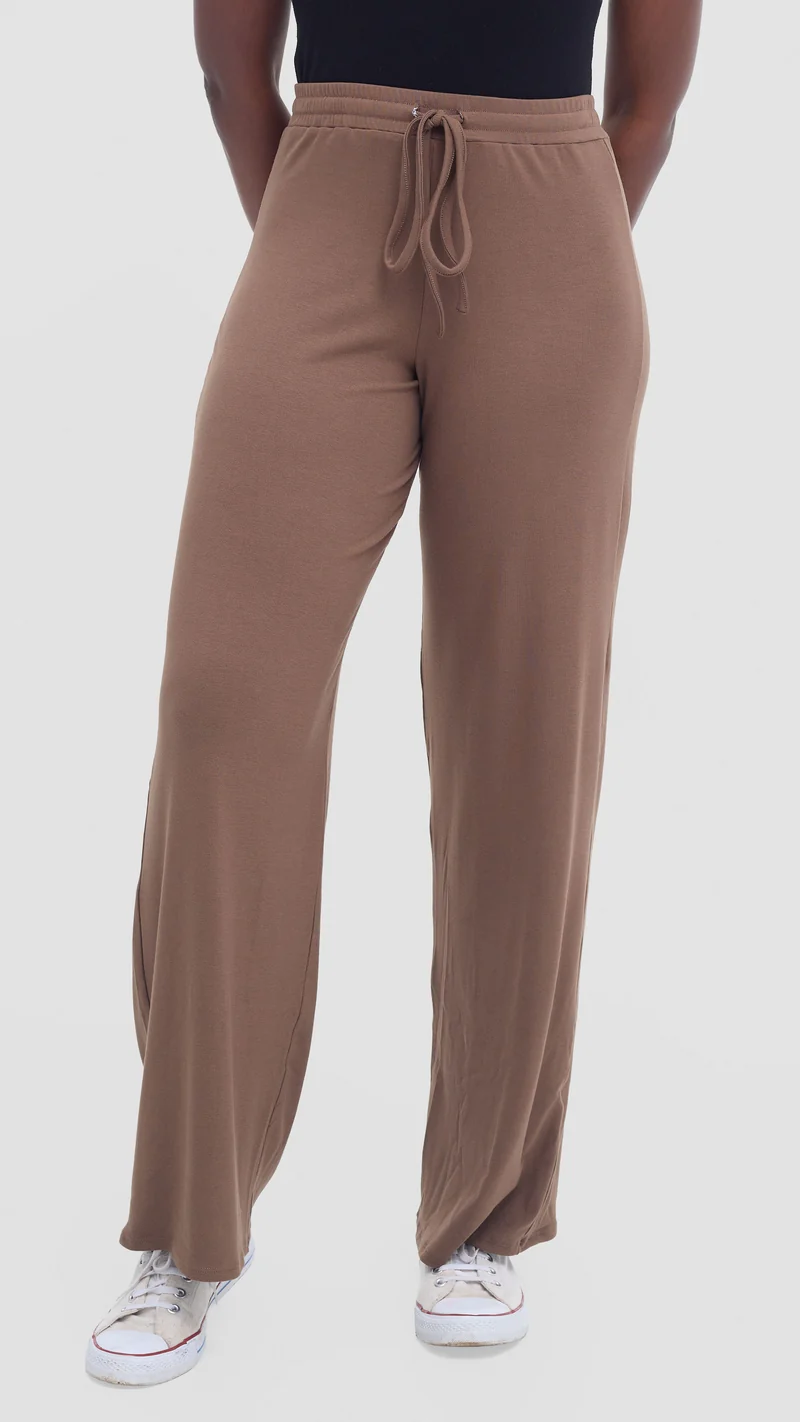 Vivo Chela Pants in Jersey - Taupe