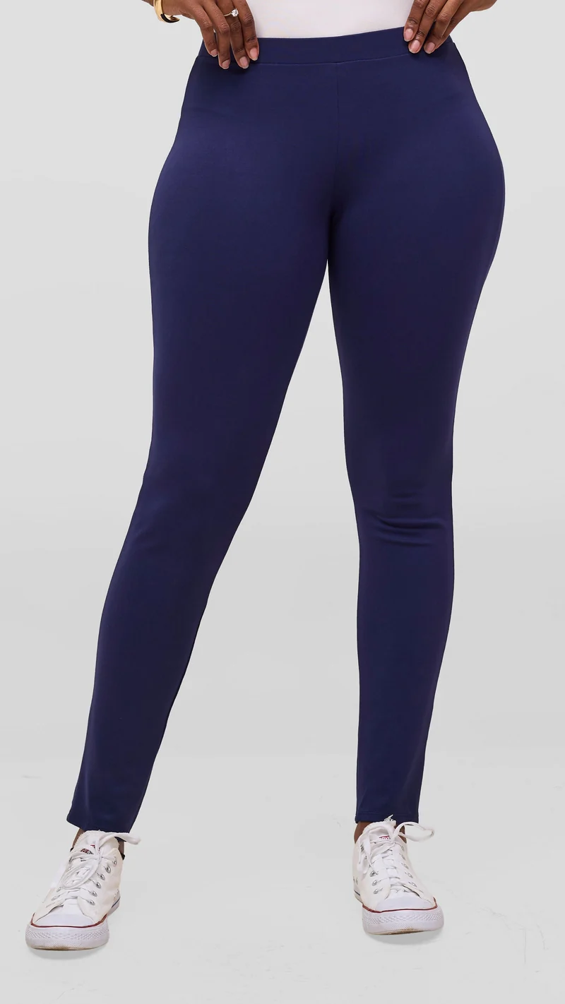 Vivo Basic Leisure Pants - Navy Blue
