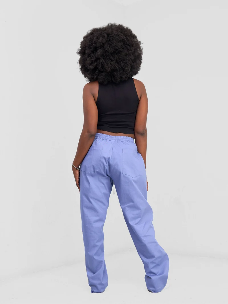 Zoya Banda Halter Neck Assymetrical Crop Top - Black