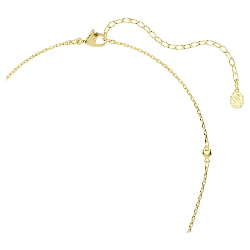 Swarovski Halskette Damen Idyllia Herz Weiß Goldfarben 5744127