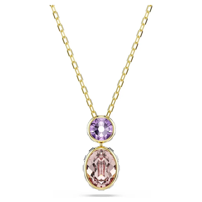 Swarovski Anhänger Damen Chroma Verschiedene Schliffe Mehrfarbig Goldfarben 5741586