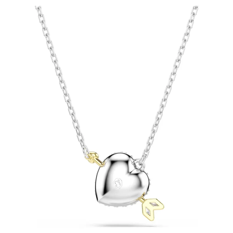 Swarovski Halskette Unisex Idyllia Herz mit Pfeil Weiß Metallmix 5737291