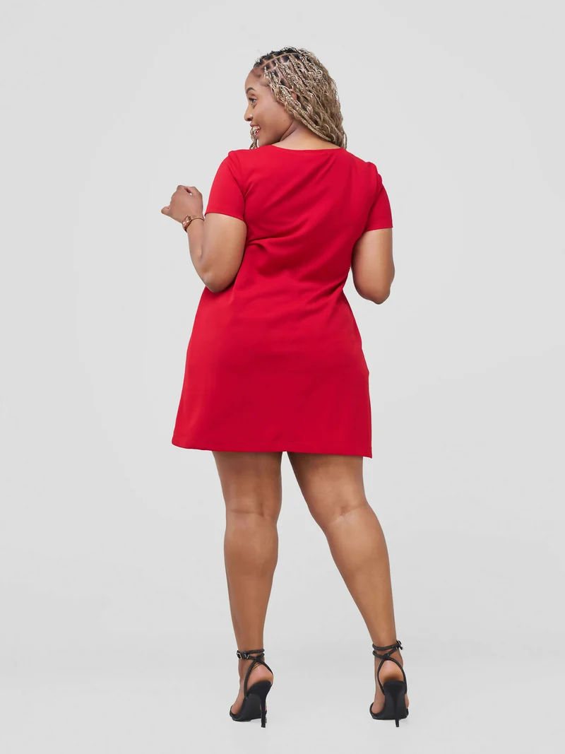 Sylvia Dress - Red