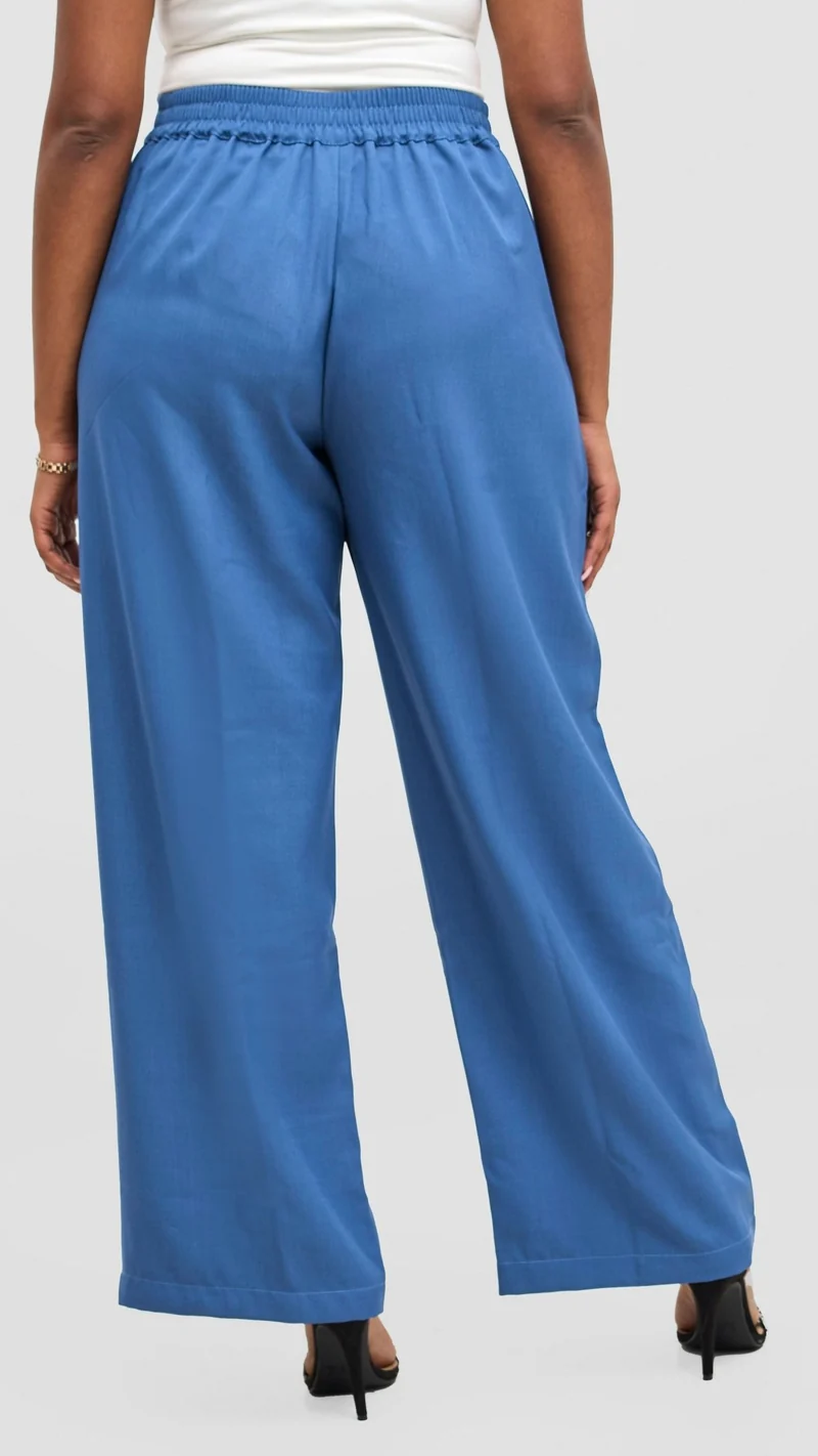 Vivo Tahisa Straight Leg Pants - Blue