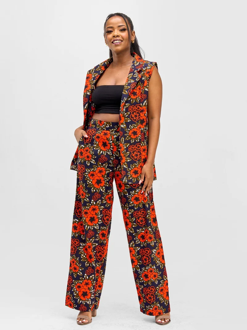 Vivo Wide-Leg Pants - Manda