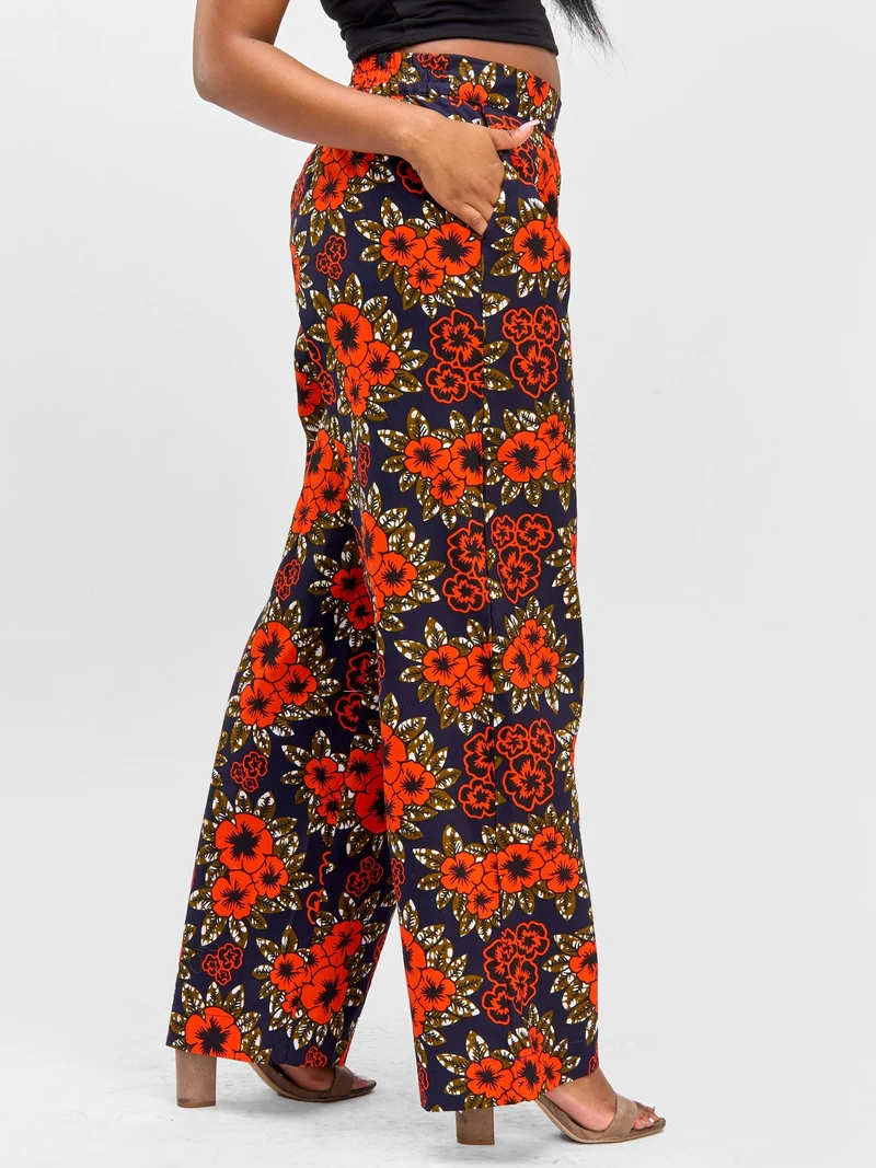 Vivo Wide-Leg Pants - Manda