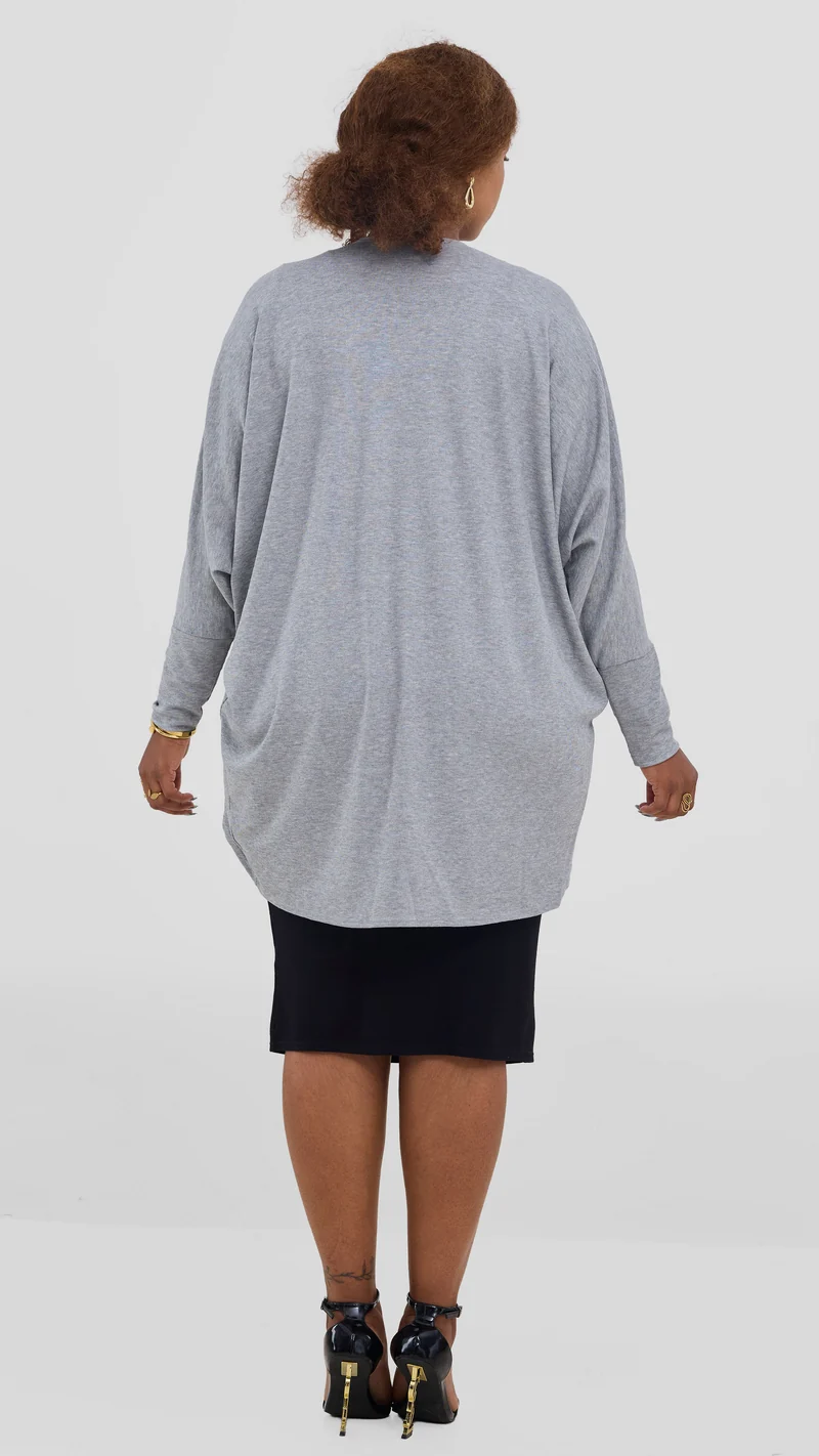 Vivo Mini Butterfly Sweater - Grey