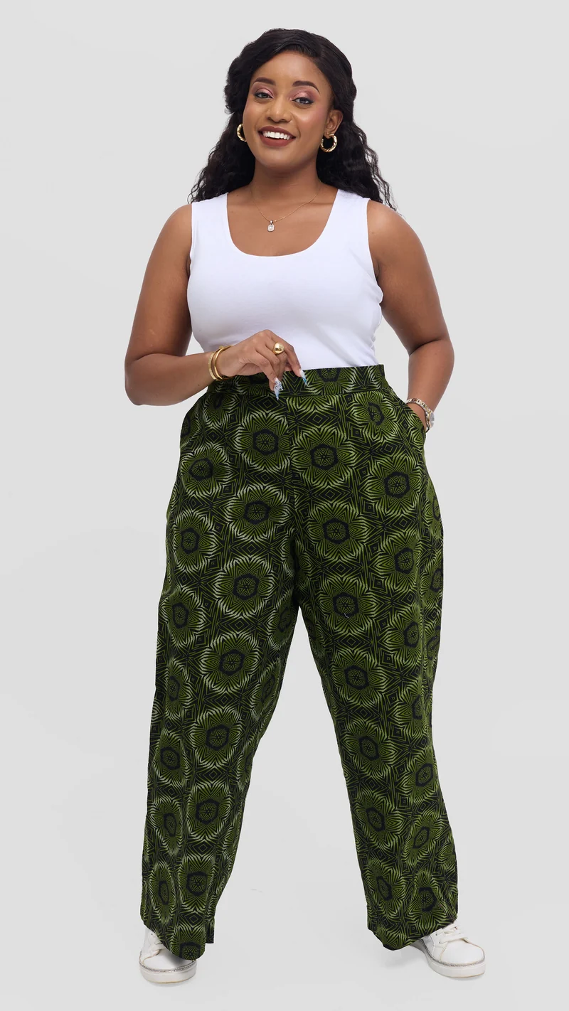 Vivo Kitenge Wide Leg Pants - Ashai