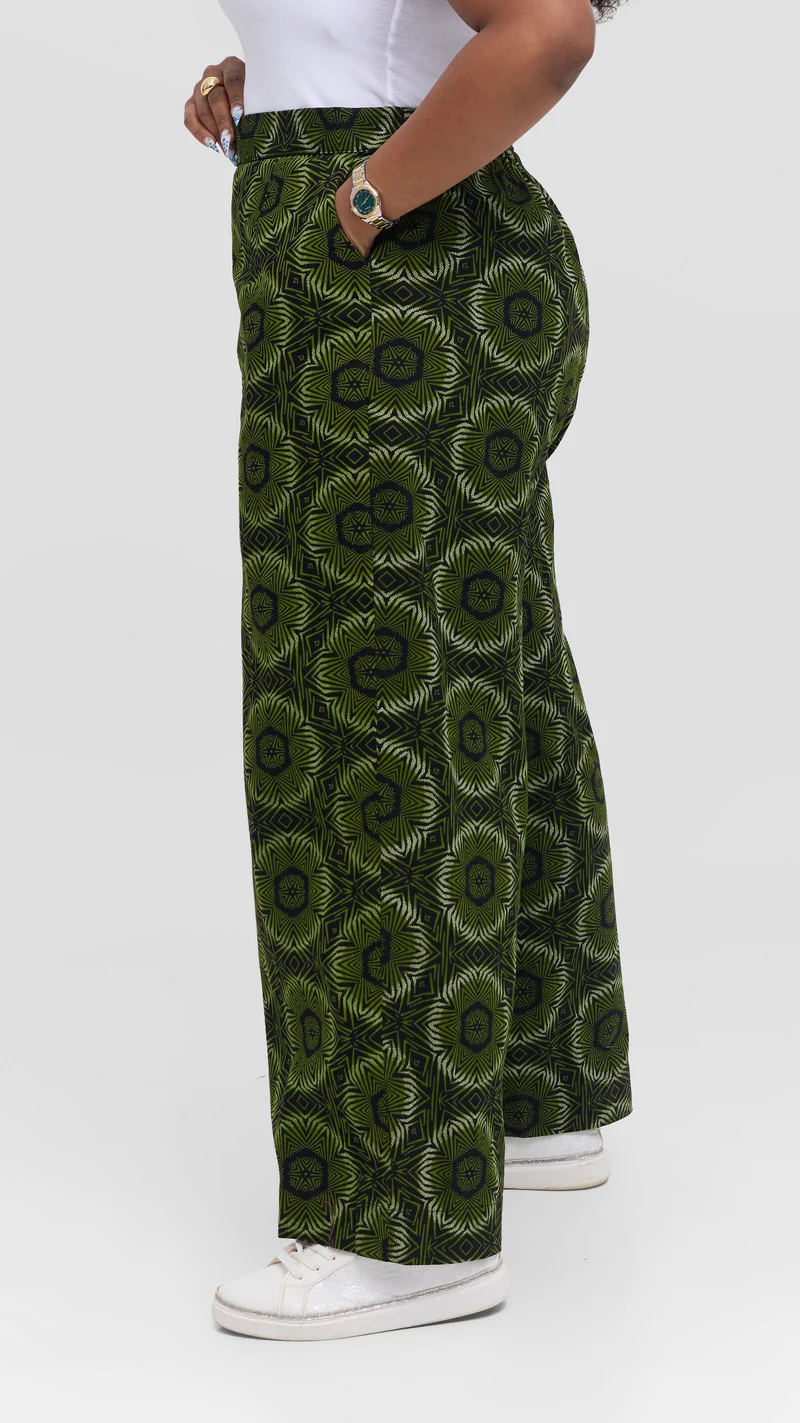 Vivo Kitenge Wide Leg Pants - Ashai