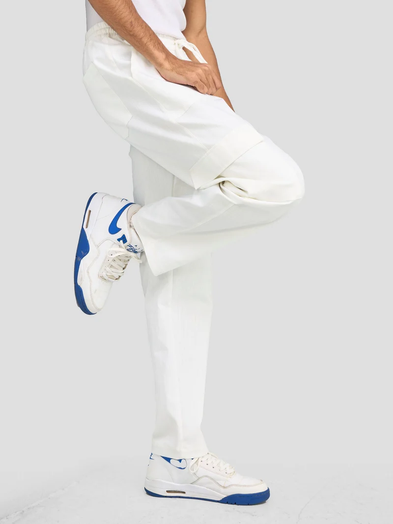 Zoya Banda Men's Cargo Pants - White