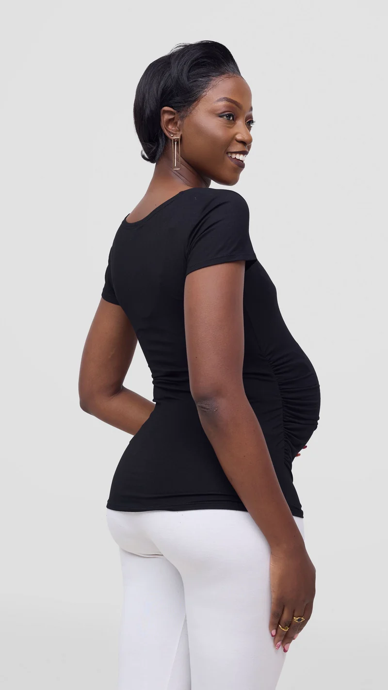 Vivo Anavi Short Sleeved Top - Black
