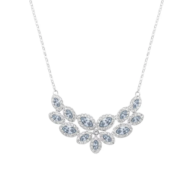Swarovski Baron Halskette Damen Blüten Collier Silberfarben 5140338