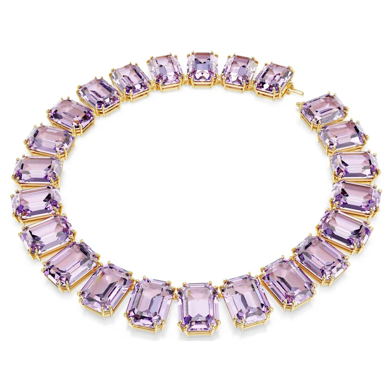 Swarovski Unisex Millenia Tennis-Halskette Violett 5715330