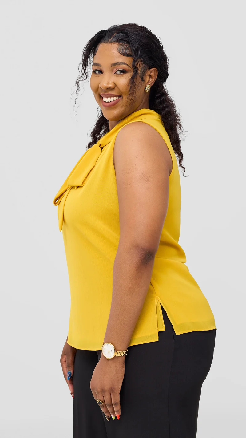 Vivo Niari Sleeveless Top - Light Mustard