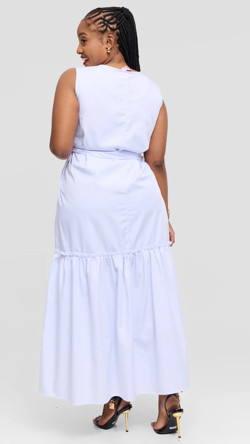 Lizola Tifomi Maxi Dress - White