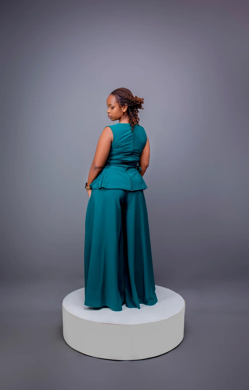 Phyls Collections Nala Pallazo Set - Teal